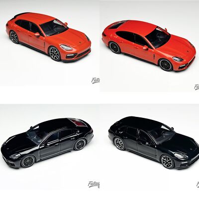 Furuya 1:64 Porsche Panamera Turbo Sedan / Shooting Diecast Model