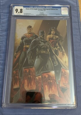 Dawn of DC Knight Terrors FCBD Special Ed  CGC 9.8 *Virgin Foil