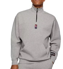 BOSS Men's NBA Zip-Neck Sweatshirt Small