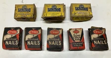 Assortment of Antique Cobbler Tack Nails Fairco & Cross Shoe Boots Repair