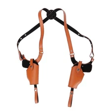 Shoulder Holster, Dual Gun Shoulder Holster PU Leather Concealed Carry Holste...