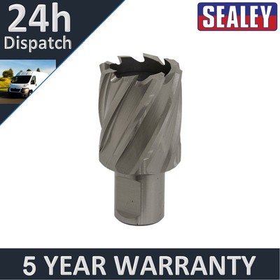 Sealey Worksafe �� 33 mm HSS Mag Bohrer Schnitttiefe 25 mm RBHSS33S