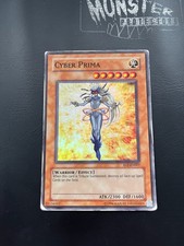 YUGIOH CYBER PRIMA SUPER RARE EOJ-DE007 BESPIELT