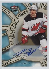 2025-26 Upper Deck Fleer Ultra Ultrastructures Gold Simon Nemec #SR20of25 Auto