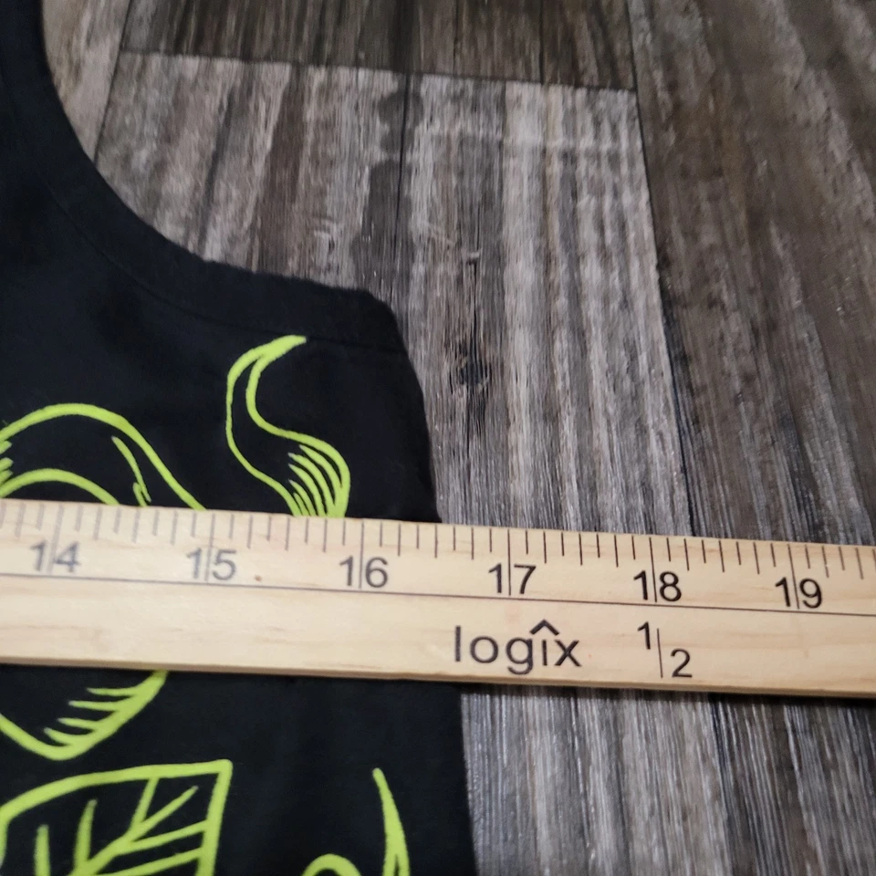 Y2K Fox Racing Women’s Tank Top Black Purple Logo Rose Graphic Large - Image 4 of 4