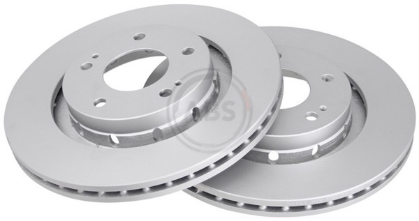 2X Bremsscheibe A.B.S. 17433 FüR Peugeot Mitsubishi CitroËN Crosser 4007 Van Hdi-image