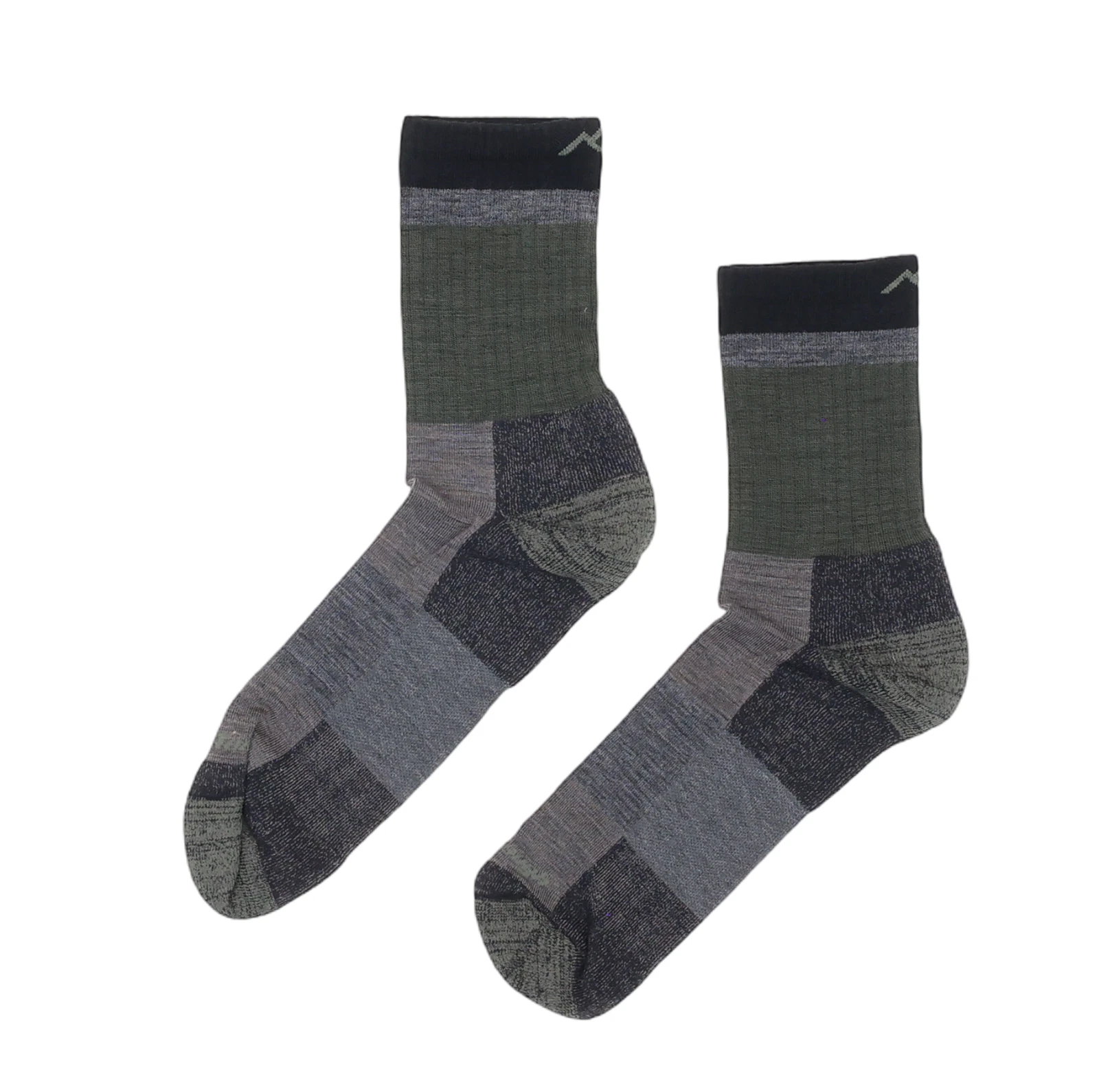 Darn Tough L137912 Mens 1-Pair Heady Stripe Micro Crew Hiking Socks Size L