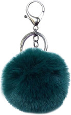 Pom Pom Keychain Artificial Fur Ball Keychains Fluffy Tote Pendant Car Bag Charm