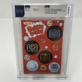 Bubble Bobble NES WATA 9.2 CIB 1988 Early Print Round SOQ Taito Classic