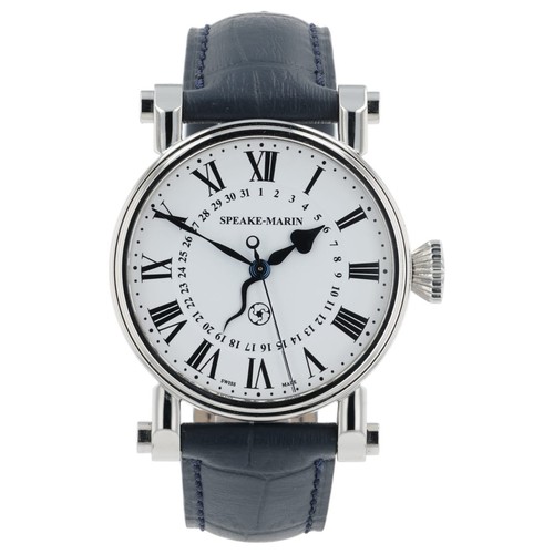 Speake-Marin Serpent Calendar White Dial Steel 38mm Automatic The Piccadilly