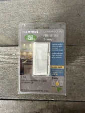 Lutron DV-603PH-LA Light Almond Diva 600w Locator Light 3 Way Dimmer Switch 120V