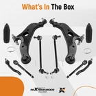 10x Front Lower Control Arm Ball Joint Sway Bar Link for 2004-2010 Toyota Sienna