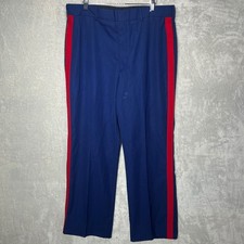 USMC Dress Blue Trousers Men 38L Fits 36x30 Marines Red Stripe DSCP Wool Blend