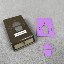 Stampin Up Paper Punch Cupcake Builder 121807 Retired Birthday Craft Locking