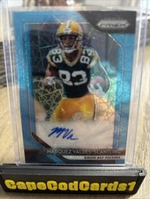 2018 Panini Prizm - Rookie Autographs Marquez Valdes-Scantling #RA-MVS Lazer...