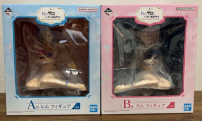 Ichiban Kuji Re:ZERO I will remember this day A & B Prize Rem Ram Figur NEU