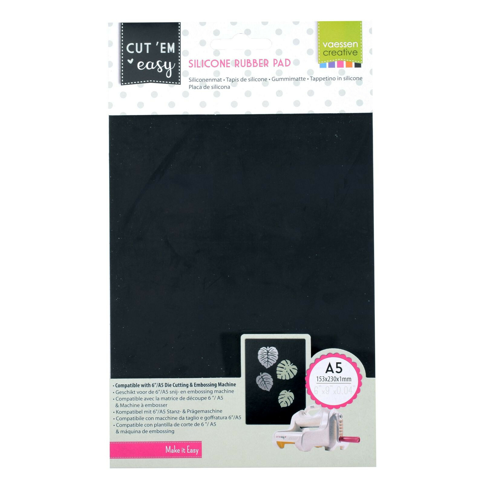 Vaessen Creative Cut Em Easy A5 Silicone Rubber Mat : 2137-069