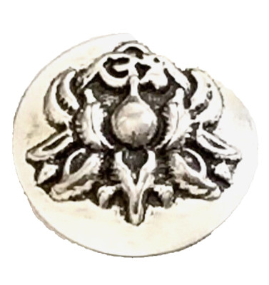 3D SILVER COLOR 18mm/20mm GINGER SNAP BUTTON CHUNK FOR INTERCHANGEABLE JEWELRY
