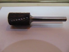 PFERD 24291 Carbide Bur, Cylinder 5/8" x 1 " x 1/4" Shank TC-B-581-4-SGL