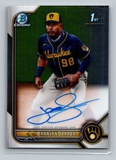 2022 Bowman #CPA-BJ Branlyn Jaraba Chrome Prospect Autographs