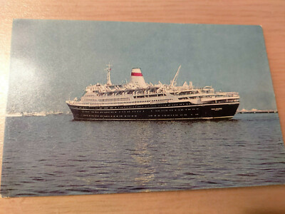 Postcard Passenger Ship Ivan Franko Black Sea Steamship Com USSR 1967 ungel_