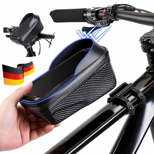 Fahrrad Rahmentasche Fahrradtasche Handyhalterung Wasserdicht 6.8'' Handytasche