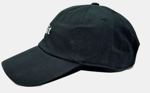 KB Ethos Lit Logo Adjustable Black Cotton Novelty Cap Dad Hat - Picture 6 of 6