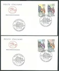 1983 ITALY FDC HORSE HOLY YEAR NO ARRIVAL STAMP - CG