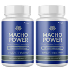 Macho Power Male, Macho Power Tablets for Energy and Vitality - 2 Bottles