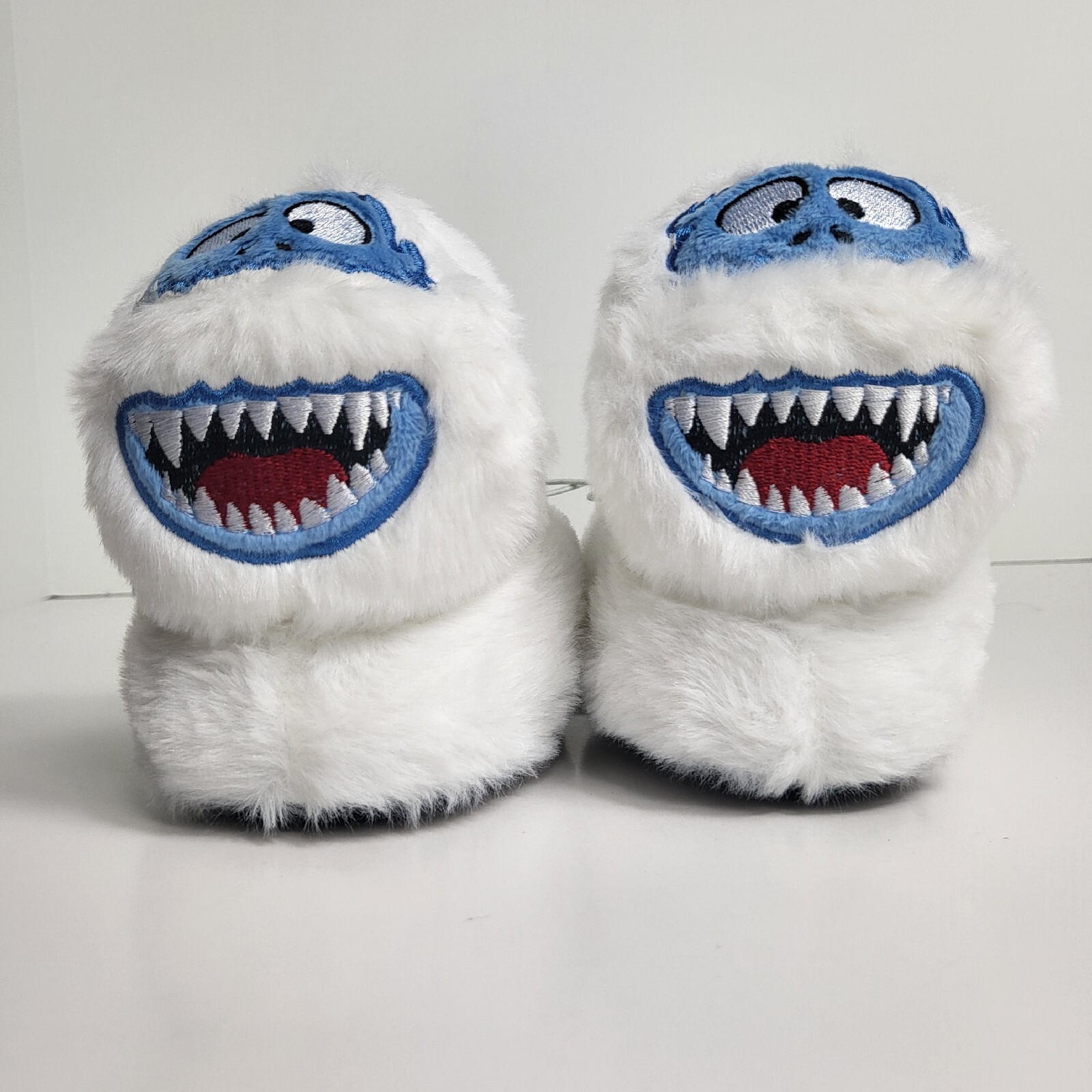 APL Abominevoli pantofole pupazzo di neve bambino Rudolph il naso rosso renna taglia 4 nuove