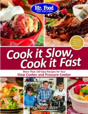 Mr. Food Test Kitchen Cook It Slow, Cook It Fast Slowcooker Cookbook 150 Recipes