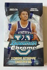 Bowman 2023-24 University Chrome Basketball Hobby Box - 96 Cards 