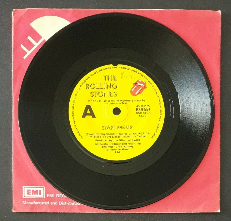 THE ROLLING STONES - 'Start Me Up-No Use In Crying' 7