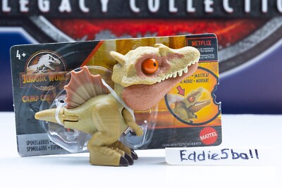 NEW Mattel Jurassic World Snap Squad Spinosaurus Toy Figure Camp Cretaceous Park