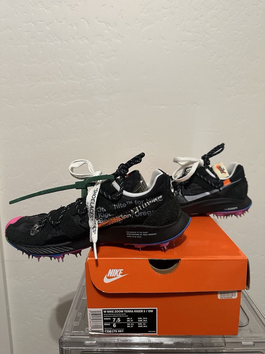 OFF-WHITE×NIKE AIRZOOMTERRAKIGER 28.5 Nike Off-White x Air Zoom Terra Kiger 5 Black Pink Size