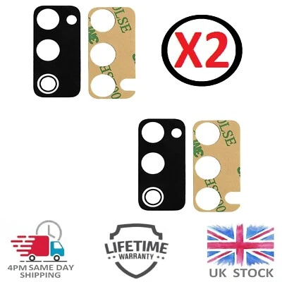 For Samsung Galaxy S20 FE Camera Glass Lens Replacement Back Camera Lens x 2