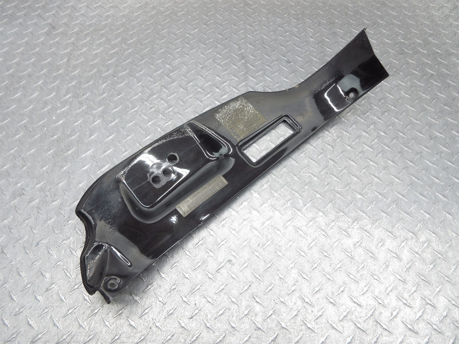 2008 Ferrari F430 Spider LH Left Side Inner Door Striker Strip Cover Panel Trim