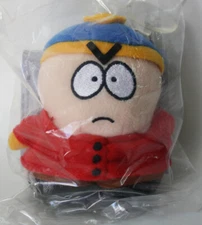 VINTAGE 2000 SOUTH PARK ERIC CARTMAN PLUSH KEY CHAIN COMEDY CENTRAL NEW SEALED !