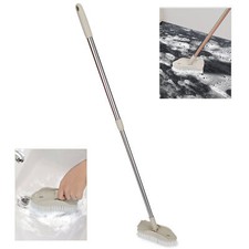 New Bathroom Scrub Brush, Heavy Duty Shower Brush for Cleaning, Comfort Grip