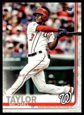 2019 Topps # 101 MICHAEL TAYLOR Washington Nationals World Series Champions!