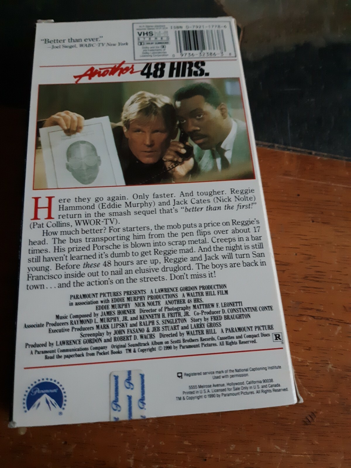 ANOTHER 48 HRS VHS / EDDIE MURPHY, NICK NOLTE / EXCELLENT tested ...