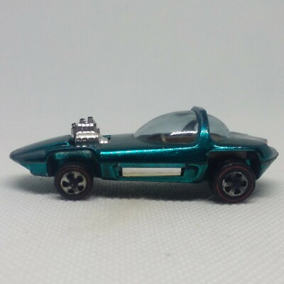Hot Wheels Redline Silhouette 1967 Aqua Gray Interior Made In