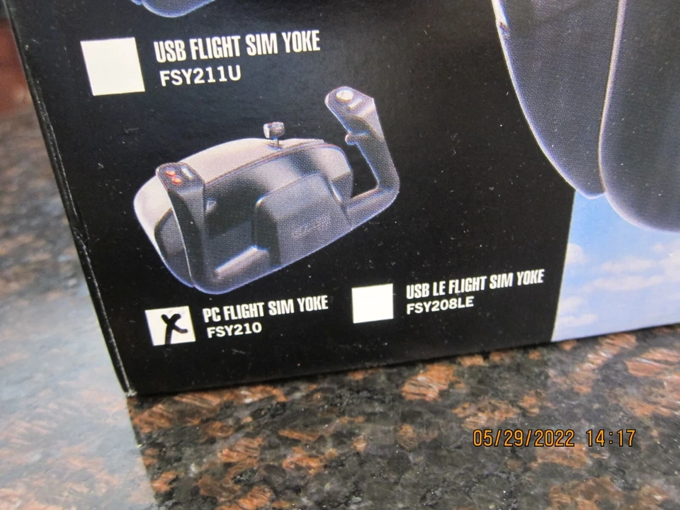 CH PC Fight Yoke Sim FSY210  Flight Simulation and Pilot Training. - Image 3 of 4