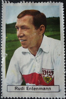 Sicker Sammelbild 259 Rudi Entenmann VfB Stuttgart Fußball Saison 1967-68