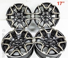 4 Chevy Colorado Oem Black Bronze 17 Wheels Rims Only Zr2 R1u 14096 4 Chevy Colorado Oem Black Bronze 17 Wheels Rims Only Zr2 R1u 14096