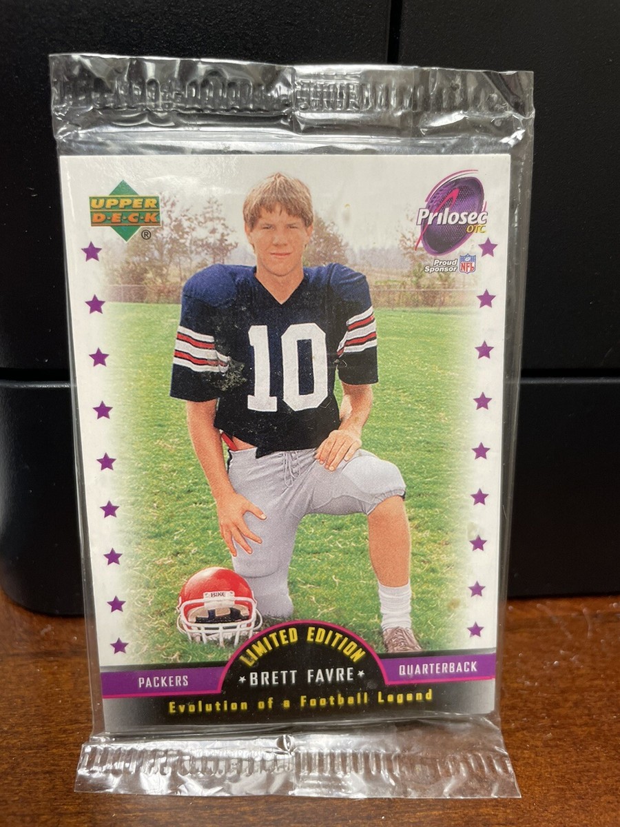 BRETT FAVRE 2007 UPPER DECK LIMITED EDITION COMPLETE 6 CARD PRILOSEC OTC SET