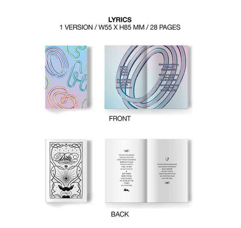 NewJeans NEW JEANS OMG K-POP Weverse Albums VER. + PHOTOCARD