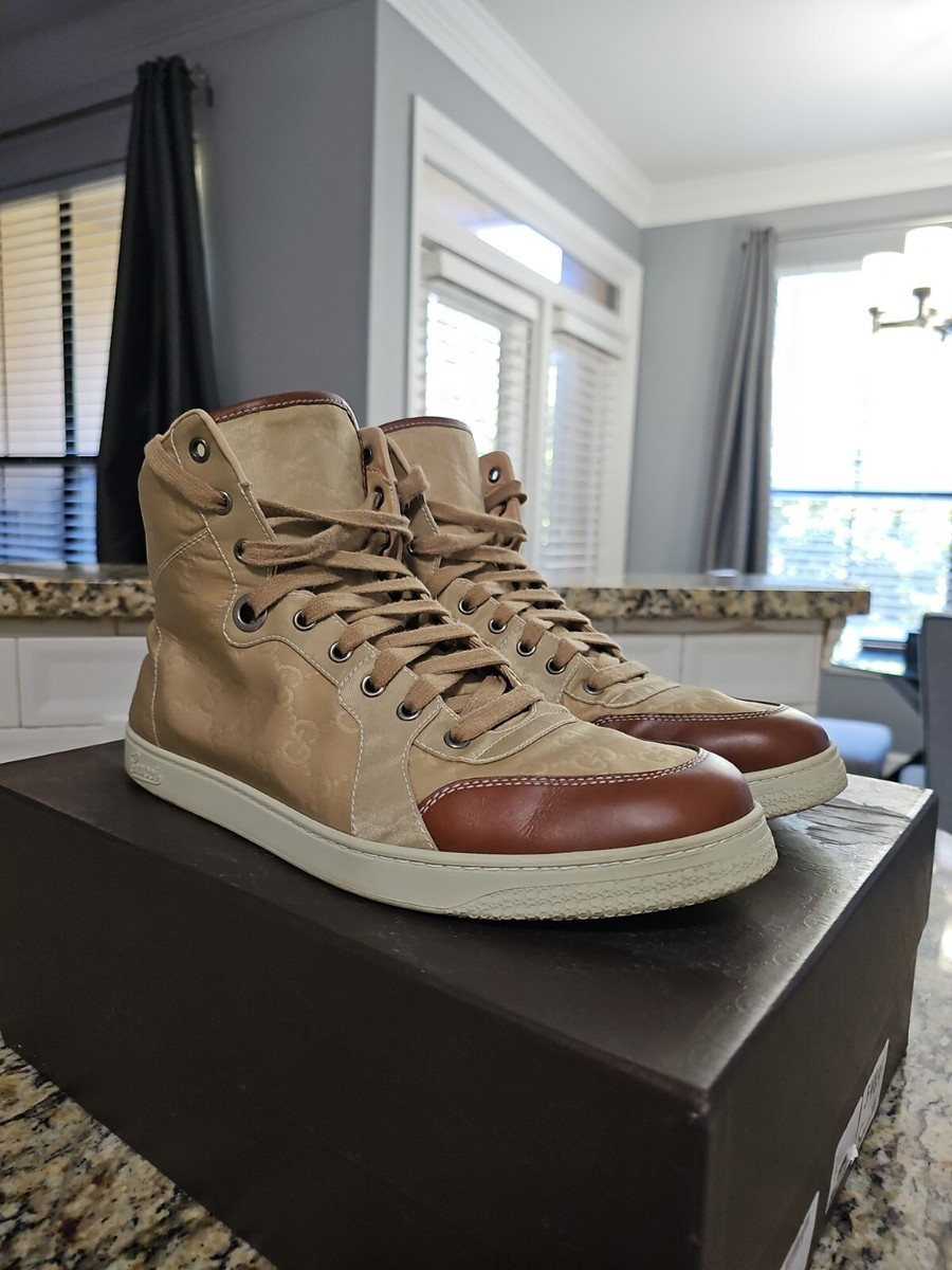 Gucci Guccisima US Size 11 Men 10 G Sneakers Sand ? | eBay display picture 1