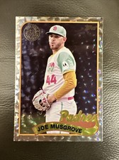 2024 Topps Series 2 #89B2-19 35th Anniversary Joe Musgrove Silver Crackle Foil