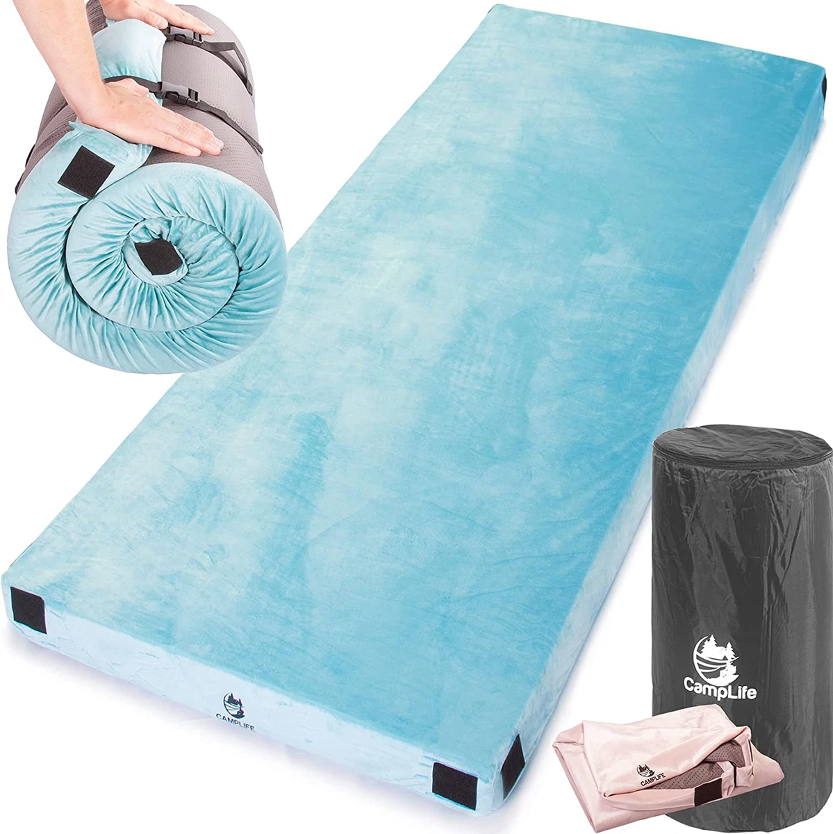 Foam top mattress camping